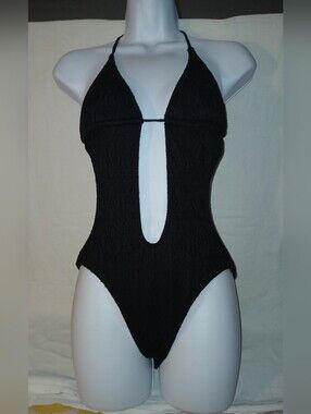 NWOT Forever 21 Black 1 PC Swimsuit inclds. Shorts.  Item Never Worn.